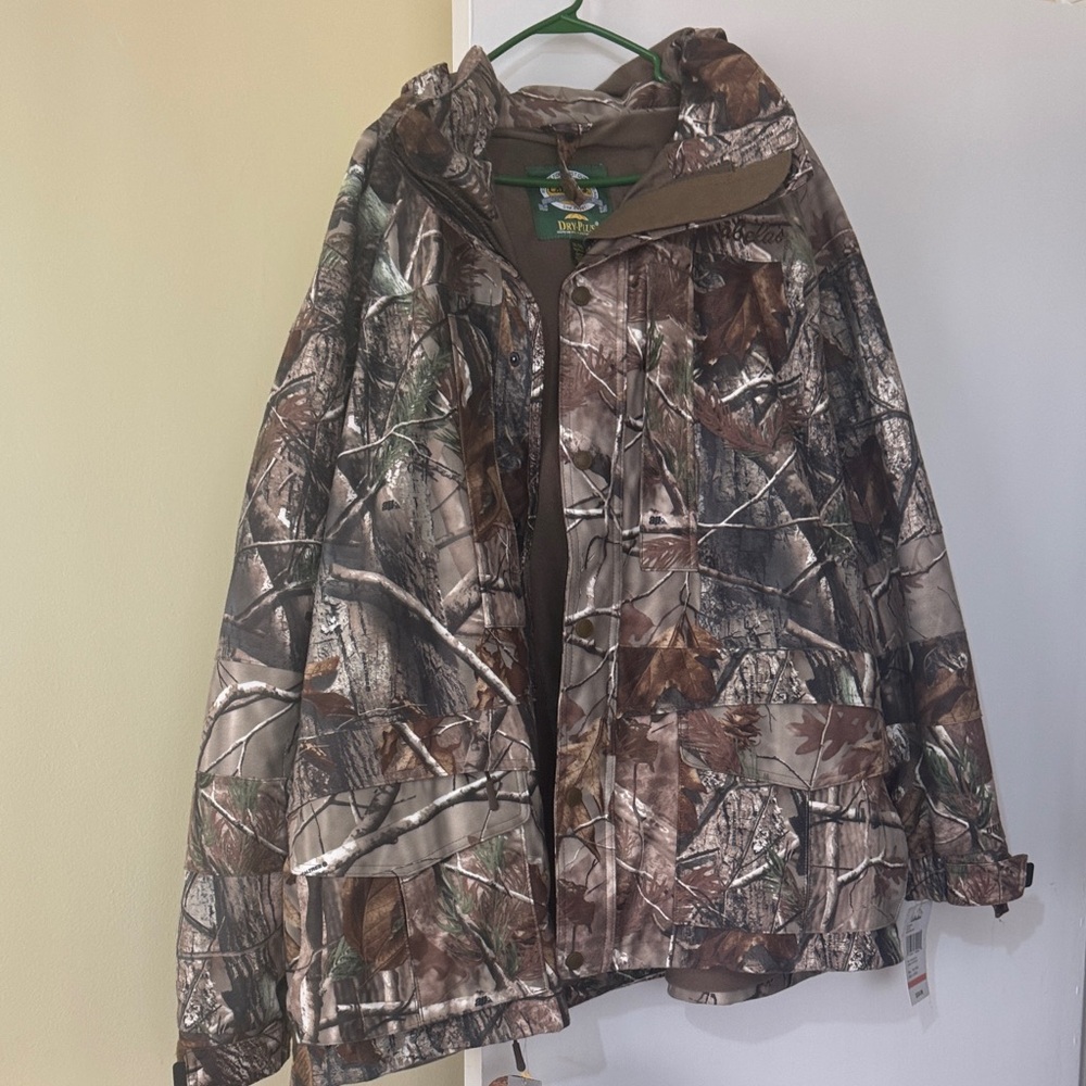 Cabela's Men's Realtree Camo Military Field Jacket - Brown/Green/Gray